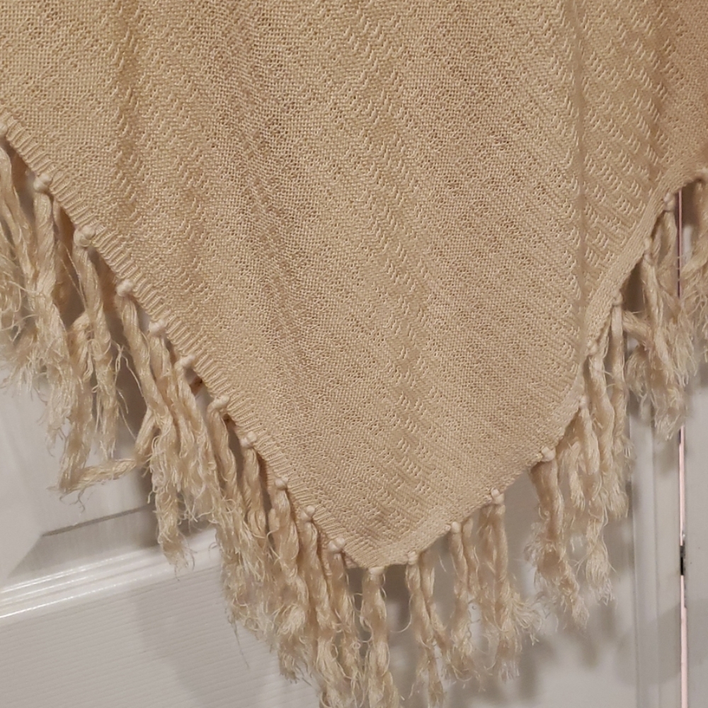 Tan Shawl - Picture 2 of 3